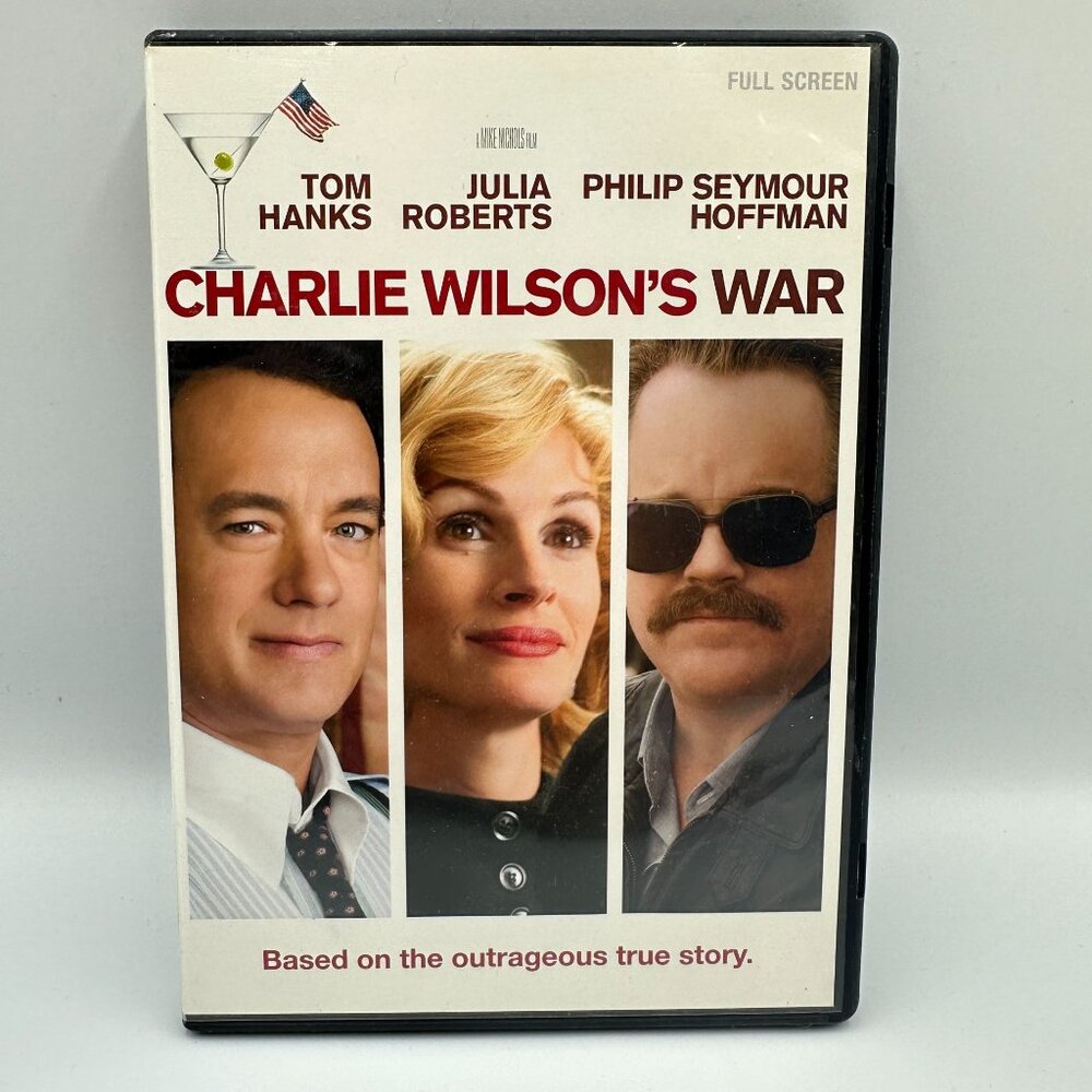 Charlie Wilsons War DVD Full Screen 2007 Tom Hanks Julia Roberts Comedy Drama R